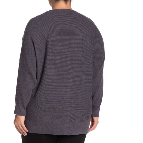 T Tahari Ottoman Rib Knit Cardigan (Plus Size) - Picture 2 of 3